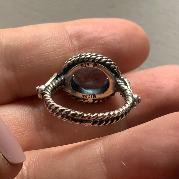 Silpada Aqua Blue size 7 ring - Picture 3 of 4